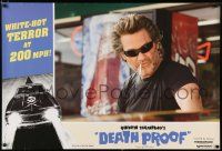 2y166 DEATH PROOF 27x40 special '07 Quentin Tarantino's Grindhouse, Kurt Russell as Stuntman Mike!