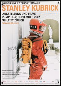 2y174 STANLEY KUBRICK EXHIBITION 24x33 Swiss museum/art exhibition '07 2001: A Space Odyssey scene!