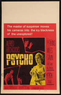 2y282 PSYCHO WC '60 sexy half-dressed Janet Leigh, Anthony Perkins, Alfred Hitchcock classic!