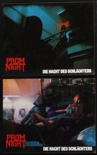 2y419 PROM NIGHT 7 German LCs '80 Jamie Lee Curtis won't be home if she's not back by midnight!