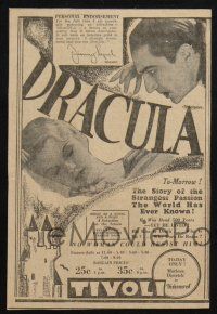2y478 3 HORROR NEWSPAPER ADS clippings '30s-40s Dracula, House of Dracula & Frankenstein!