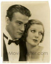 2z043 3 GIRLS LOST 8x10 still '31 incredible image of youngest John Wayne & pretty Loretta Young!