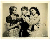 2z070 ANDY HARDY GETS SPRING FEVER 8x10.25 still '39 Mickey Rooney, Ann Rutherford, Cecilia Parker