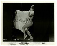 2z084 ANYONE CAN PLAY 8x10 still '68 sexy naked Marisa Mell barely covered by fur blanket!