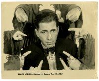 2z136 BLACK LEGION 8x10 still R56 great image of Klan members accusing Humphrey Bogart!