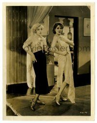 2z142 BLONDIE OF THE FOLLIES 8x10.25 still '32 Marion Davies posing by naked Billie Dove w/ sheet!
