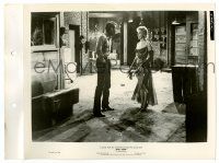 2z174 BUS STOP 8x11 key book still '56 showgirl Marilyn Monroe talks to Don Murray in alley!