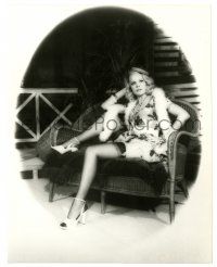 2z191 CARROLL BAKER stage play 8x10.25 still '77 as Sadie Thompson when she appeared in Rain!