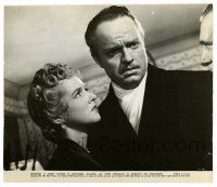 2z209 CITIZEN KANE 7.75x9 still '41 c/u of Orson Welles & Dorothy Comingore with Ray Collins!