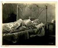 2z276 DOCKS OF NEW YORK 8x10 still '28 Josef von Sternberg, Betty Compson barely dressed in bed!