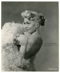 2z293 DOROTHY MALONE 7.5x9 still '57 in sexy backless dress from Man of a Thousand Faces!