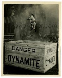 2z306 EASY TO LOVE 8x10.25 still '53 wacky image of clown over gigantic crate of dynamite!