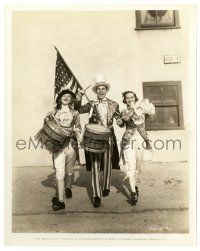 2z308 ELEANORE WHITNEY/JOHNNY DOWNS/TERRY WALKER 8x10 still '36 showing their 4th of July spirit!
