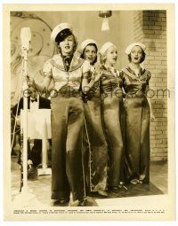 2z338 FOLLOW THE FLEET 8x10.25 still '36 Ginger Rogers performs by Betty Grable in singing trio!