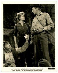 2z343 FOR WHOM THE BELL TOLLS deluxe 8x10.25 still '42 Ingrid Bergman stares at Gary Cooper!