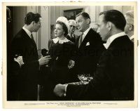 2z344 FOREIGN CORRESPONDENT 8x10.25 still '40 Herbert Marshall & Laraine Day with men at party!