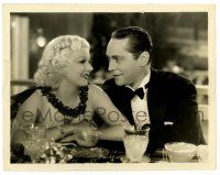 2z385 GIRL FROM MISSOURI 8x10.25 still '34 best close up of Franchot Tone & sexy Jean Harlow!