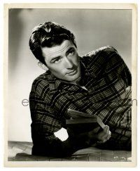 2z413 GREGORY PECK 8x10 still '45 super young portrait of the great star holding a book!