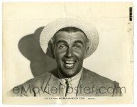 2z444 HOOPLA 8x10 still '33 close up of artificially aged Preston Foster with straw hat!