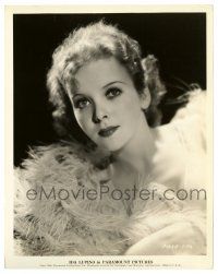 2z462 IDA LUPINO 8x10.25 still '36 beautiful head & shoulders portrait in cool feathered outfit!