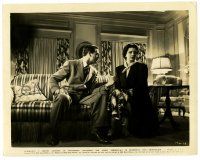 2z467 IN NAME ONLY 8x10.25 still '39 great image of Cary Grant & Kay Francis talking on couch!