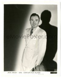2z480 JACK HALEY 8x10.25 still '30s wonderful standing portrait in white suit & tie with shadow!