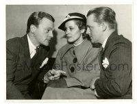 2z483 JAMES CAGNEY 6.75x8.5 news photo '36 protesting his contract w/ his brother & Boots Mallory!