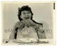 2z493 JANE WITHERS 8.25x10 still '37 she makes no bones about why she loves Thanksgiving Day!