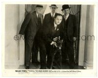2z529 KENNEL MURDER CASE 8x10.25 still R42 William Powell as detective Philo Vance with dog!
