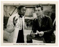 2z544 LADY FIGHTS BACK 8x10.25 still '37 Kent Taylor tries to bribe Willie Best for information!