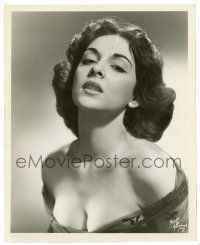 2z551 LAURIE CARROLL 8x10 still '50s sexy head & shoulders portrait by Bruno of Hollywood!