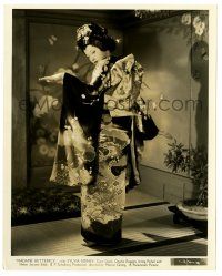 2z595 MADAME BUTTERFLY deluxe 8x10 still '32 great full-length portrait of Asian Sylvia Sidney!