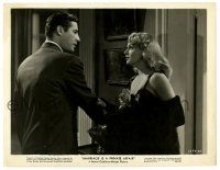 2z625 MARRIAGE IS A PRIVATE AFFAIR 8x10.25 still '44 beautiful young Lana Turner & John Hodiak!