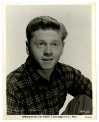 2z560 LIFE BEGINS FOR ANDY HARDY 8x10 still '41 head & shoulders portrait of Mickey Rooney!
