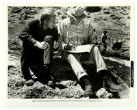 2z663 NEVADA SMITH candid 8x10 still '66 Steve McQueen discusses a scene w/director Henry Hathaway!