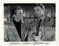 2z700 OUT OF THE PAST 8x10.25 still R53 c/u of Kirk Douglas smiling at Robert Mitchum!