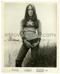 2z729 PRIME CUT 8x10 still '72 c/u of Sissy Spacek in her first credited role with bare midriff!