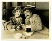 2z746 RED LILY 8x10 still '24 great close up of pretty Enid Bennett & Gibson Gowland!