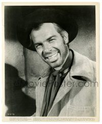 2z048 7 MEN FROM NOW 8.25x10 still '56 wonderful smiling portrait of young Lee Marvin, Boetticher!