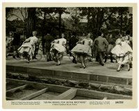 2z792 SEVEN BRIDES FOR SEVEN BROTHERS 8x10.25 still '54 men & women in the Barn Dance number!