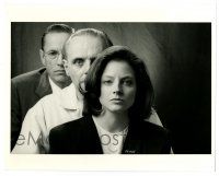 2z808 SILENCE OF THE LAMBS candid 8x10 still '91 posed portrait of Jodie Faster, Hopkins & Glenn!
