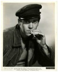2z835 SPAWN OF THE NORTH 8.25x10 still '38 smoking portrait of salmon fisherman Henry Fonda!