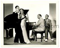 2z870 STUDENT TOUR deluxe candid 8x10 still '34 Regan & Doyle w/music men by Clarence Sinclair Bull!