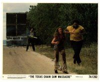 2z041 TEXAS CHAINSAW MASSACRE 8x10 mini LC #4 '74 Tobe Hooper cult classic, wonderful image!