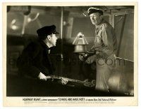 2z910 TO HAVE & HAVE NOT 8x10.25 still '44 Humphrey Bogart with rifle & Walter Brennan on ship!