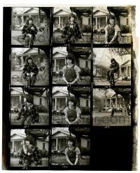 2z912 TO KILL A MOCKINGBIRD 8.25x10 contact sheet '62 great images of Mary Badham as Scout!