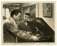 2z918 TOKYO JOE 8.25x10 still '49 Humphrey Bogart & Teru Shimada standing by phonograph!