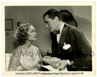 2z930 TROUBLE IN PARADISE 8x10.25 still '32 Herbert Marshall shows Miriam Hopkins the stolen purse!