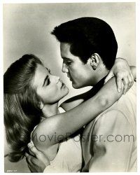 2z952 VIVA LAS VEGAS 7.5x9.5 still '64 wonderful romantic c/u of Ann-Margret & Elvis Presley!