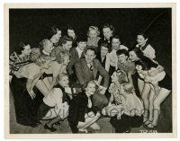 2z936 TWO OF US English 8x10 still '36 Jack of All Trades, Jack Hulbert surrounded by dancers!